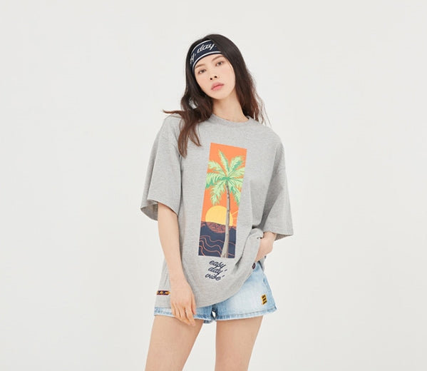 ロマンティッククラウン(ROMANTIC CROWN) E.D.V Sunset T Shirt_Grey