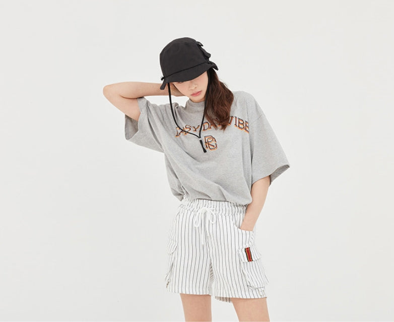 ロマンティッククラウン(ROMANTIC CROWN) E.D.V Big Logo T Shirt_Grey