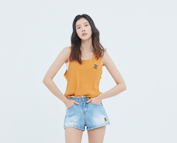 ロマンティッククラウン(ROMANTIC CROWN) E.D.V Out Line Sleeveless_Yellow