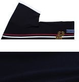 ロマンティッククラウン(ROMANTIC CROWN) RC Double Line Polo Shirt_Navy