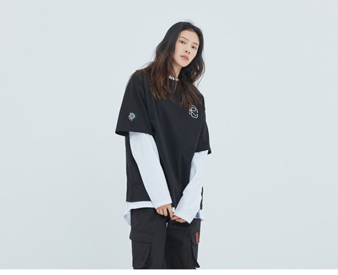 ロマンティッククラウン(ROMANTIC CROWN) Easy Day Vibe T Shirt_Black