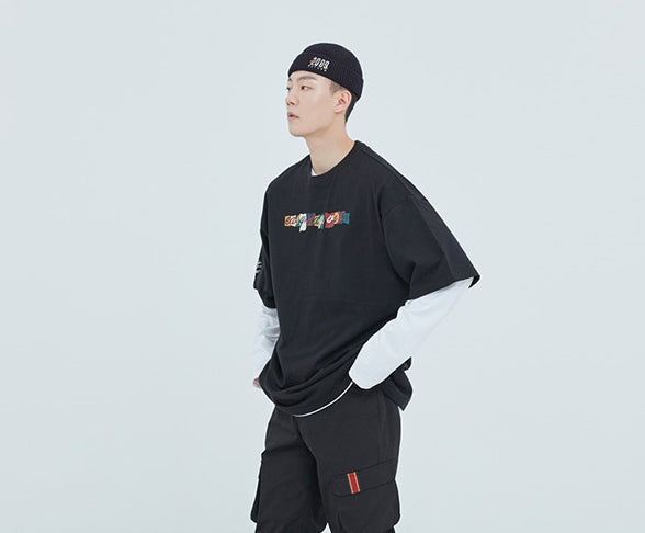 ロマンティッククラウン(ROMANTIC CROWN) E.D.V Splinter T Shirt_Black