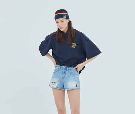 ロマンティッククラウン(ROMANTIC CROWN) Beer Box T Shirt_Navy