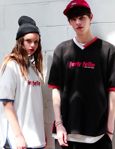 パーステップ(PERSTEP) Fella V neck T-shirt 4種 MSST4148