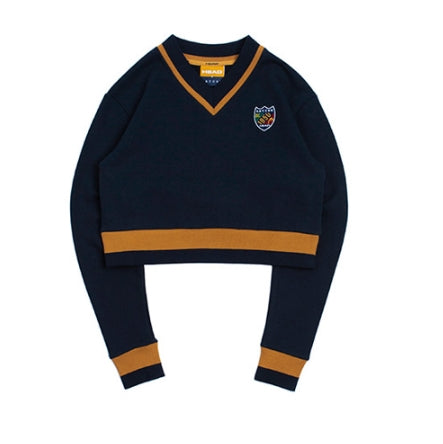 ロマンティッククラウン(ROMANTIC CROWN) HEAD BY RMTC Crop Top_Navy