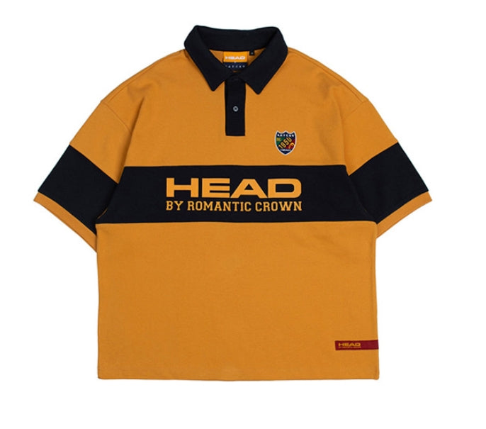ロマンティッククラウン(ROMANTIC CROWN) HEAD BY RMTC Polo T Shirt_Yellow