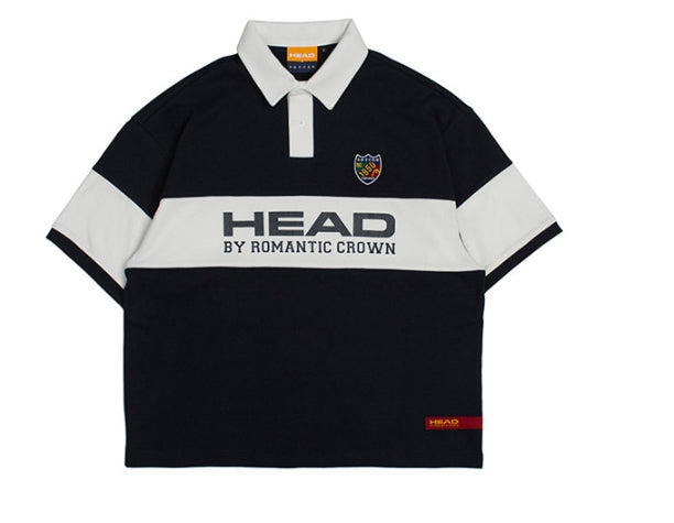 ロマンティッククラウン(ROMANTIC CROWN) HEAD BY RMTC Polo T Shirt_Navy