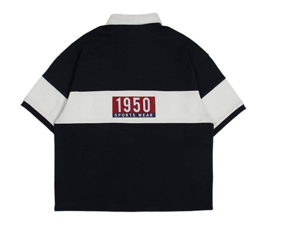 ロマンティッククラウン(ROMANTIC CROWN) HEAD BY RMTC Polo T Shirt_Navy