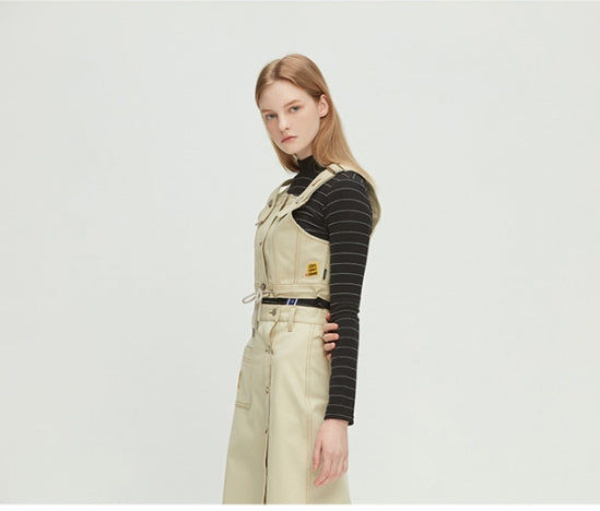 ロマンティッククラウン(ROMANTIC CROWN) GNAC Overall Top_Oatmeal