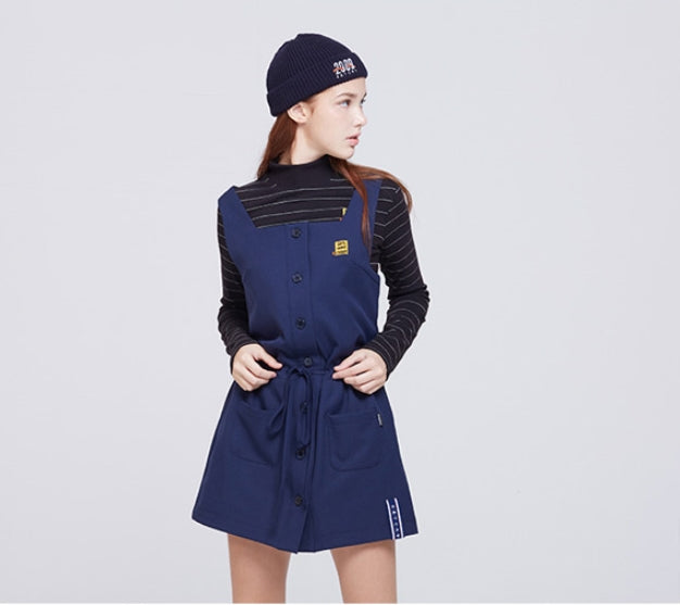 ロマンティッククラウン(ROMANTIC CROWN) GNAC Waist Dress_Navy