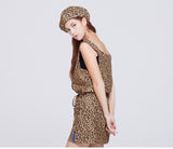 ロマンティッククラウン(ROMANTIC CROWN) GNAC Leopard Dress_Brown