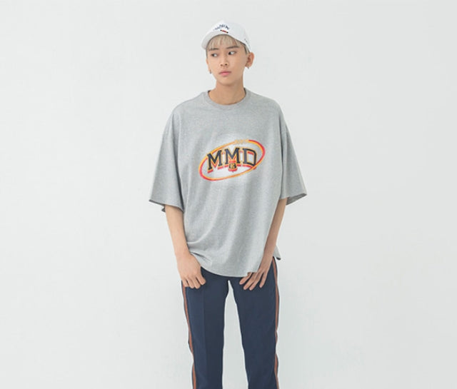 ロマンティッククラウン(ROMANTIC CROWN) MMD Dot Logo T Shirt_Grey