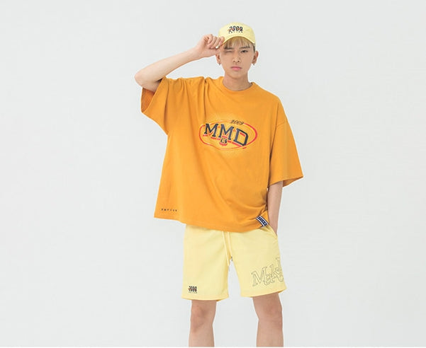 ロマンティッククラウン(ROMANTIC CROWN) MMD Dot Logo T Shirt_Mustard