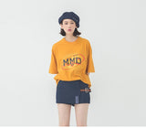 ロマンティッククラウン(ROMANTIC CROWN) MMD Dot Logo T Shirt_Mustard