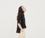 ロマンティッククラウン(ROMANTIC CROWN) E.D.V Piping Pique Shirt_Black