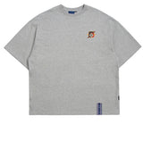 ロマンティッククラウン(ROMANTIC CROWN) Overlap Logo T Shirt_Grey