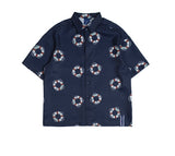 ロマンティッククラウン(ROMANTIC CROWN) Life Belt Bowling Shirts_Navy