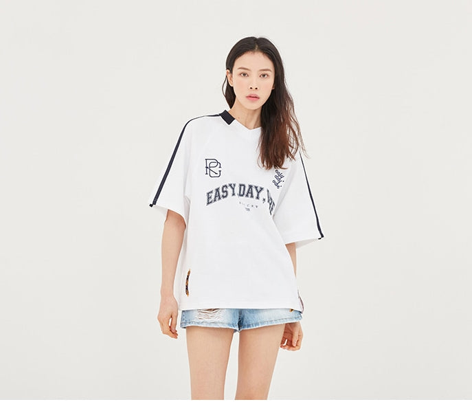 ロマンティッククラウン(ROMANTIC CROWN) E.D.V Foot Ball Jersey_White