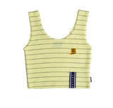 ロマンティッククラウン(ROMANTIC CROWN) Stripe Knit Sleeveless_Yellow