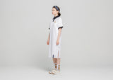 ロマンティッククラウン(ROMANTIC CROWN) Collar Cotton Dress_White