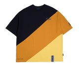 ロマンティッククラウン(ROMANTIC CROWN) Division Color Block T Shirt_Mustard