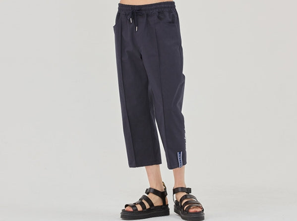 ロマンティッククラウン(ROMANTIC CROWN) E.D.V Cotton Ankle Pants_Navy