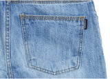 ロマンティッククラウン(ROMANTIC CROWN) Washing Destroyed Jeans_Blue