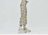 ロマンティッククラウン(ROMANTIC CROWN) GNAC Check Pantalon_Grey