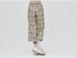 ロマンティッククラウン(ROMANTIC CROWN) GNAC Check Pantalon_Grey