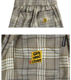 ロマンティッククラウン(ROMANTIC CROWN) GNAC Check Pantalon_Grey