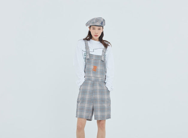 ロマンティッククラウン(ROMANTIC CROWN) E.D.V Check Overall_Black