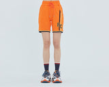 ロマンティッククラウン(ROMANTIC CROWN) RC Double Line Half Pants_Orange