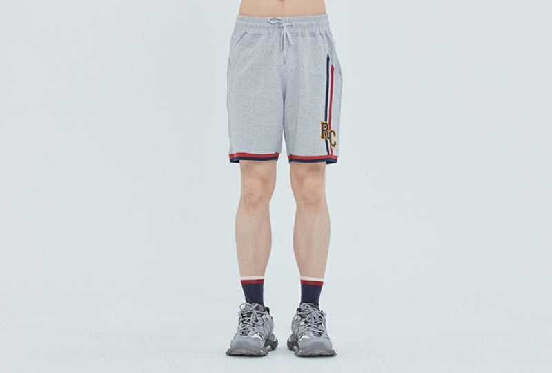 ロマンティッククラウン(ROMANTIC CROWN) RC Double Line Half Pants_Grey