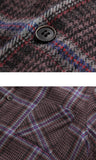 パーステップ(PERSTEP) Mini Hound Wool Check Loose fit Shirt 2種 SMLS4206