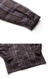 パーステップ(PERSTEP) Mini Hound Wool Check Loose fit Shirt 2種 SMLS4206