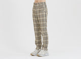 ロマンティッククラウン(ROMANTIC CROWN) Classic Newsboy Check Pants_Grey