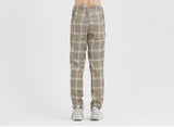 ロマンティッククラウン(ROMANTIC CROWN) Classic Newsboy Check Pants_Grey