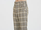 ロマンティッククラウン(ROMANTIC CROWN) Classic Newsboy Check Pants_Grey