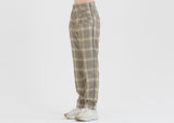 ロマンティッククラウン(ROMANTIC CROWN) Classic Newsboy Check Pants_Grey