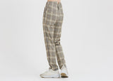 ロマンティッククラウン(ROMANTIC CROWN) Classic Newsboy Check Pants_Grey