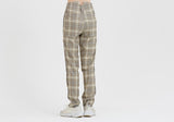 ロマンティッククラウン(ROMANTIC CROWN) Classic Newsboy Check Pants_Grey