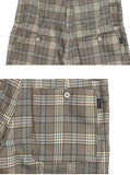 ロマンティッククラウン(ROMANTIC CROWN) Classic Newsboy Check Pants_Grey