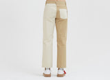 ロマンティッククラウン(ROMANTIC CROWN) Tone On Tone Cotton Pants_Beige