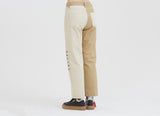 ロマンティッククラウン(ROMANTIC CROWN) Tone On Tone Cotton Pants_Beige