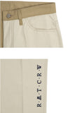 ロマンティッククラウン(ROMANTIC CROWN) Tone On Tone Cotton Pants_Beige