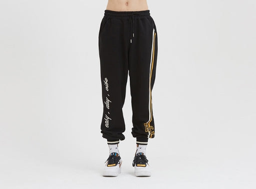 ロマンティッククラウン(ROMANTIC CROWN) RC Double Line Sweat Pants_Black