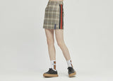 ロマンティッククラウン(ROMANTIC CROWN) GNAC Check Skirt_Grey