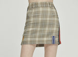 ロマンティッククラウン(ROMANTIC CROWN) GNAC Check Skirt_Grey