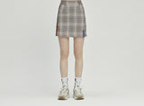 ロマンティッククラウン(ROMANTIC CROWN) GNAC Check Skirt_Black