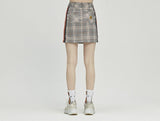 ロマンティッククラウン(ROMANTIC CROWN) GNAC Check Skirt_Black